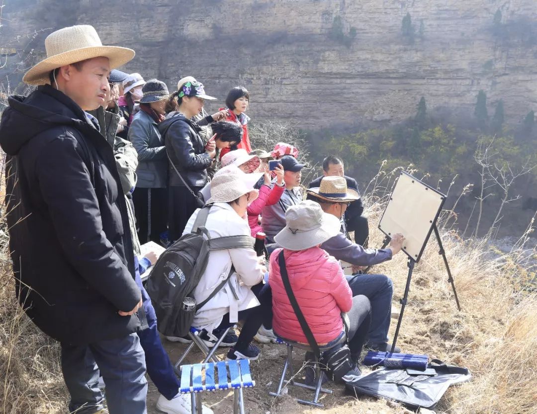 太行山白云谷写生示范太行山白云谷写生示范太行山高家台写生示范太行