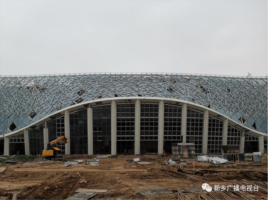 新鄉新地標平原體育中心項目計劃9月底完成場館建設年底完成調試