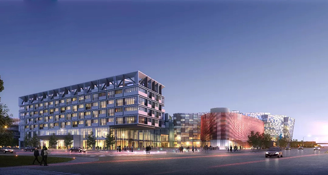 体验式文化商业旗舰麒麟荔枝广场以都市港湾形态贯穿商业空间设计