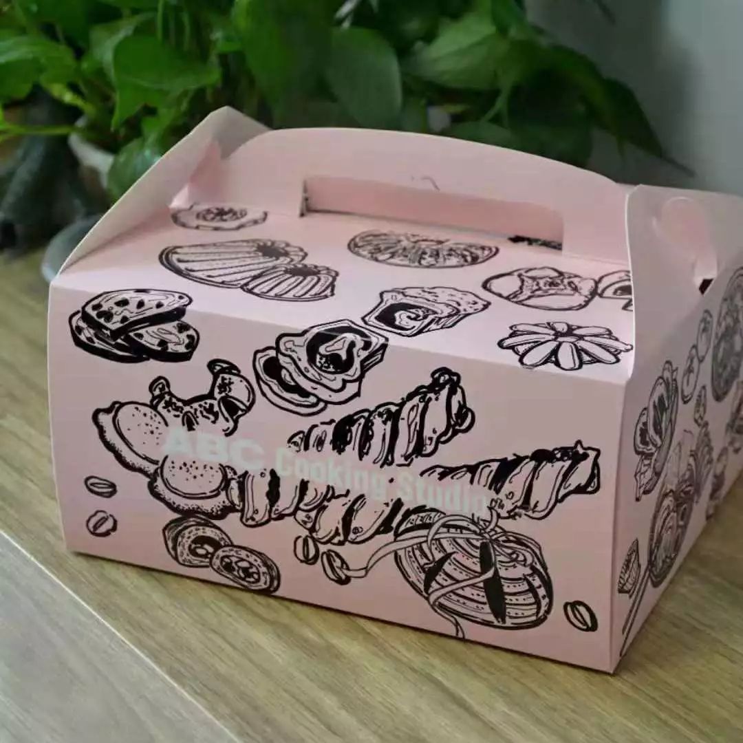 夏日终结这个手绘蛋糕盒不一般丨abccookingstudio