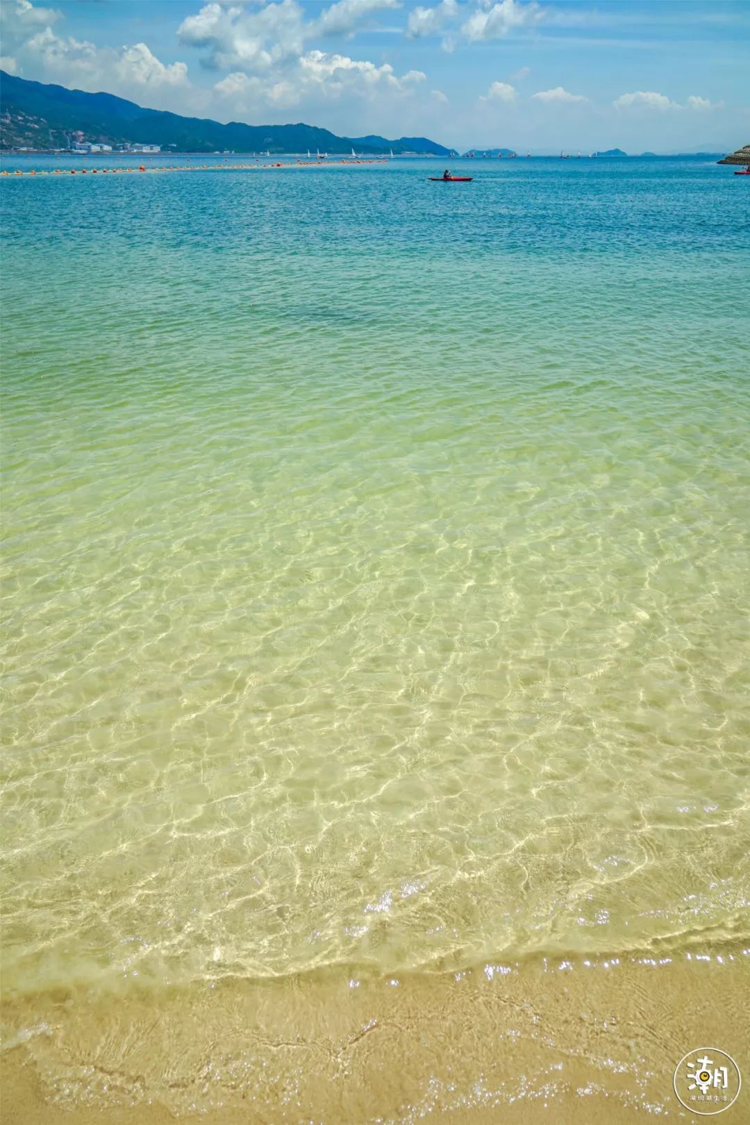 深圳zui后的净土果冻般海水象牙白沙滩