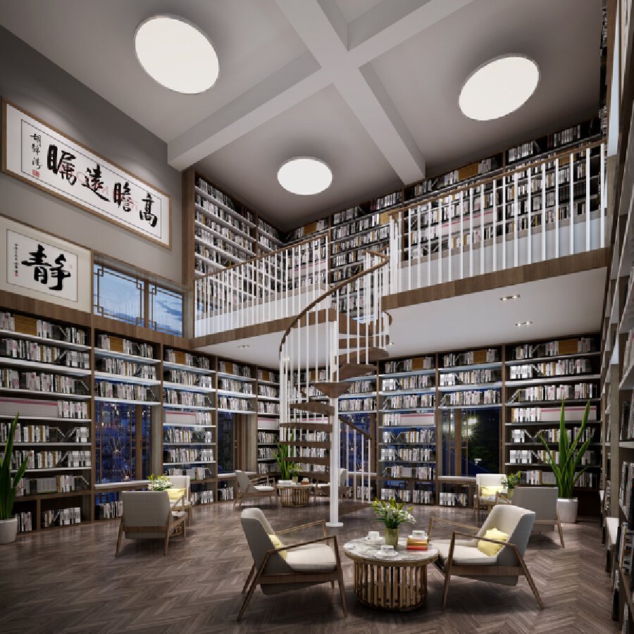 城市公益书屋,德不孤必有邻_设计