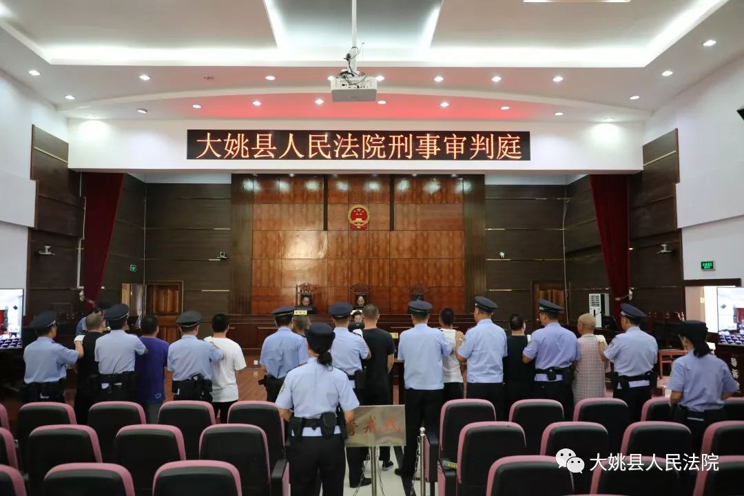 大姚法院公开宣判,8名黑恶势力犯罪分子获刑