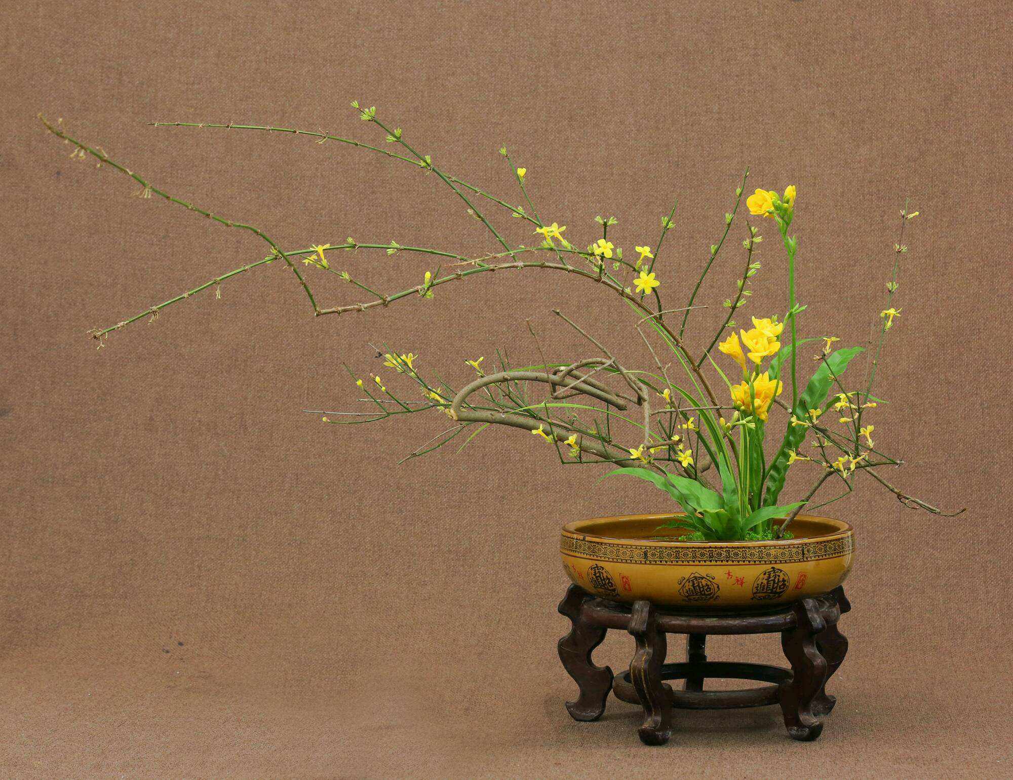 isunflower花艺学院传统中式插花的主要类别