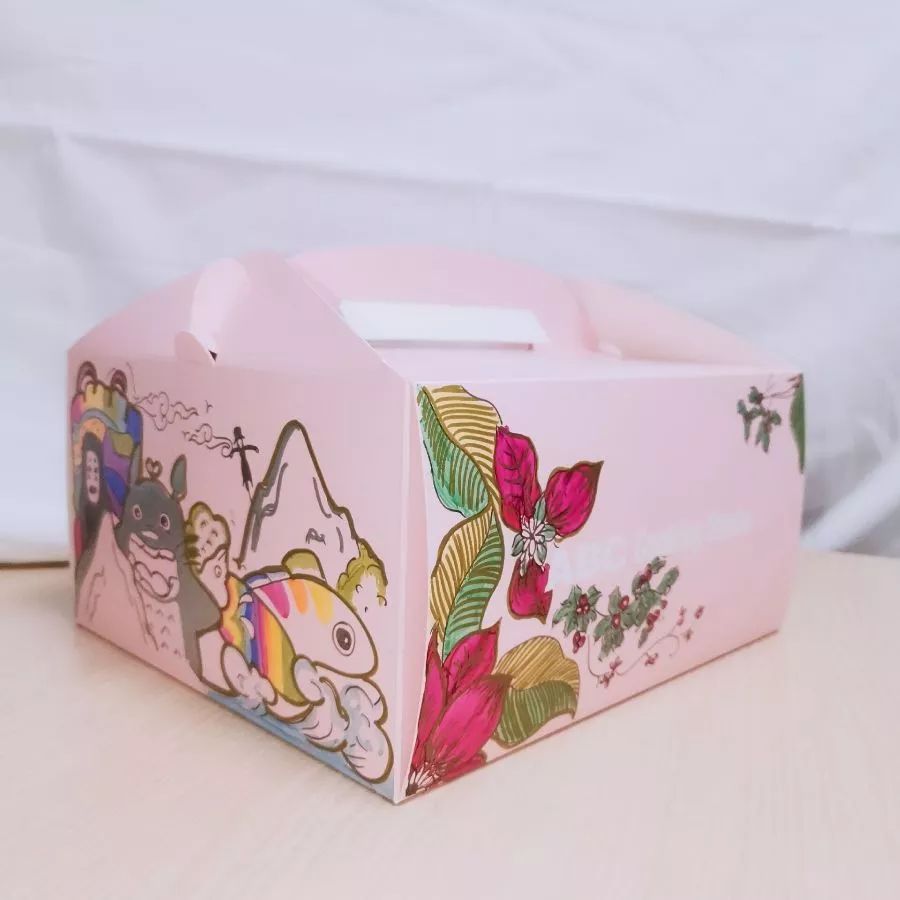 夏日终结这个手绘蛋糕盒不一般丨abccookingstudio