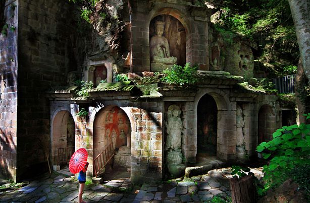 探古寻幽丨赏精美石刻品栖霞古韵