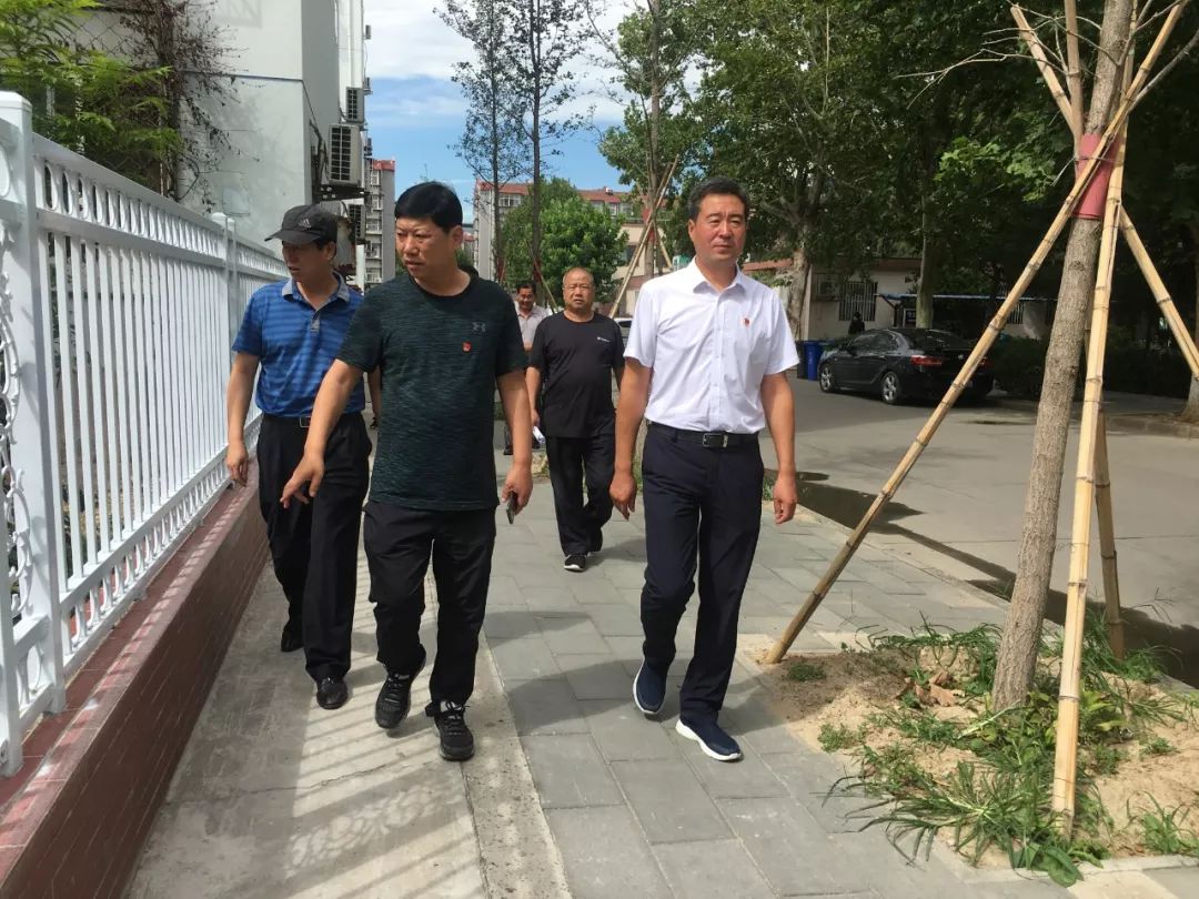 地区党委书记李子腾,党委副书记,镇长周靖慧等镇领导班子成员分别带队