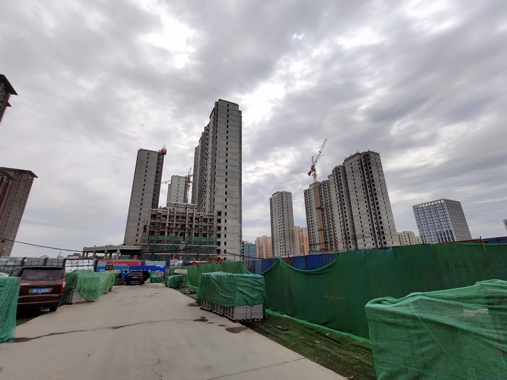 北辛安回迁房新镇家园小区最新进展中海地产开发精装修交房