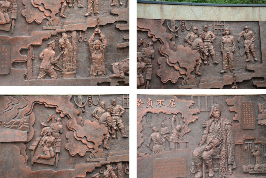 双拥文化》主题公园雕塑项目部分作品▲筠连三中《校园文化》浮雕项目