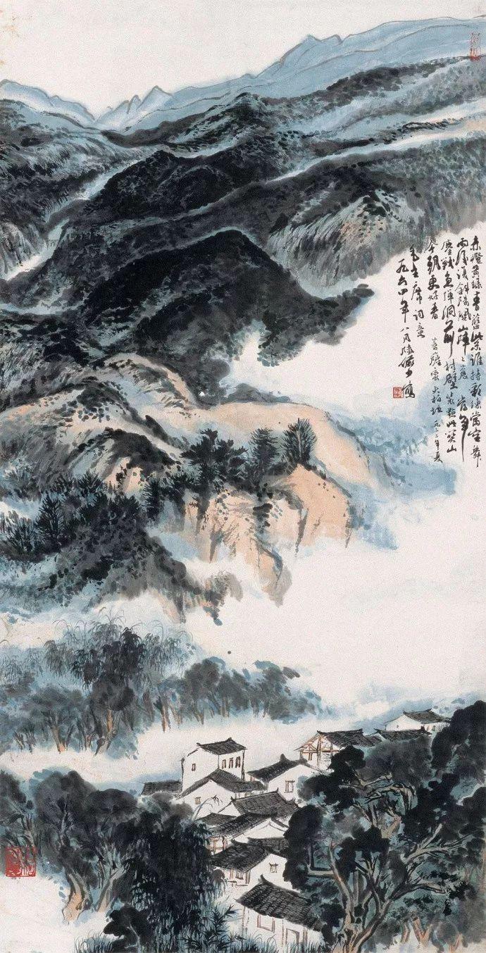 重溫大師一個時代的山水畫巨匠陸儼少先生山水花鳥作品集萃