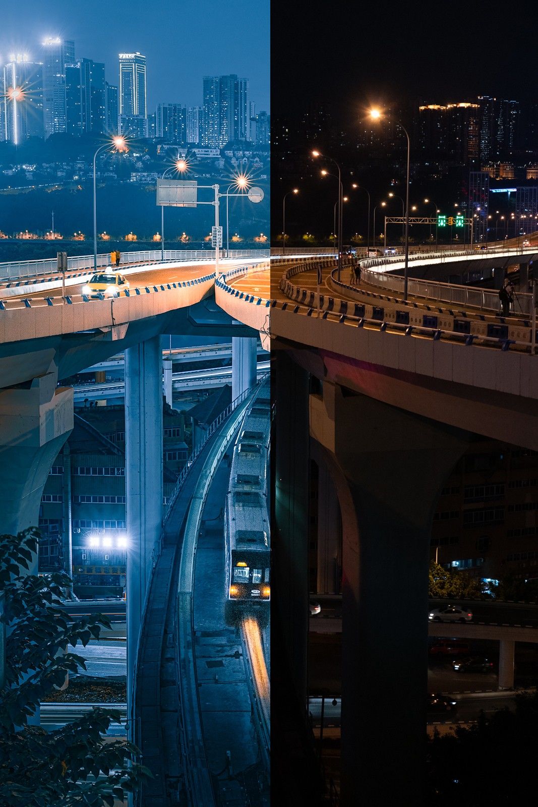 刷爆全网的重庆夜景大片,原来后期这么调色!