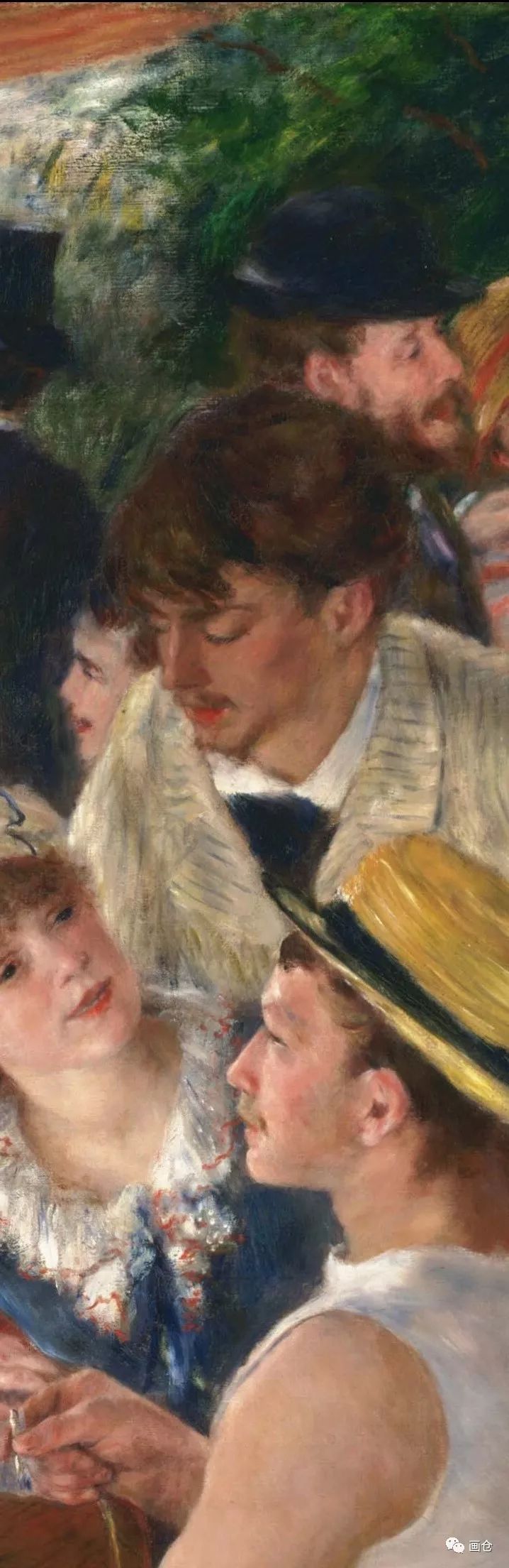 画仓雷诺阿油画船上的午宴高清欣赏