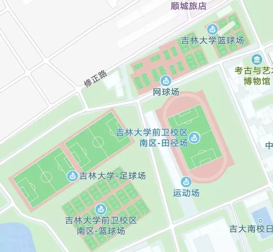 吉林大学南岭校区地图图片