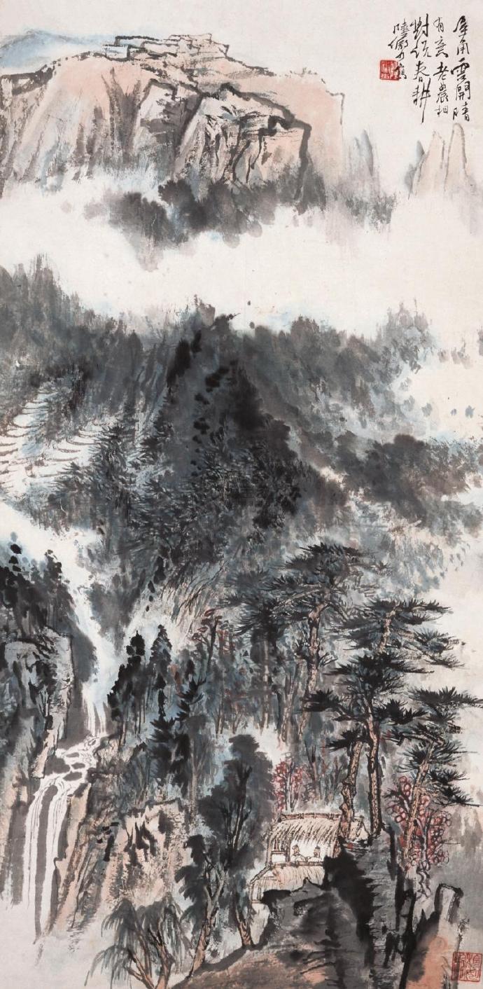 重温大师一个时代的山水画巨匠陆俨少先生山水花鸟作品集萃