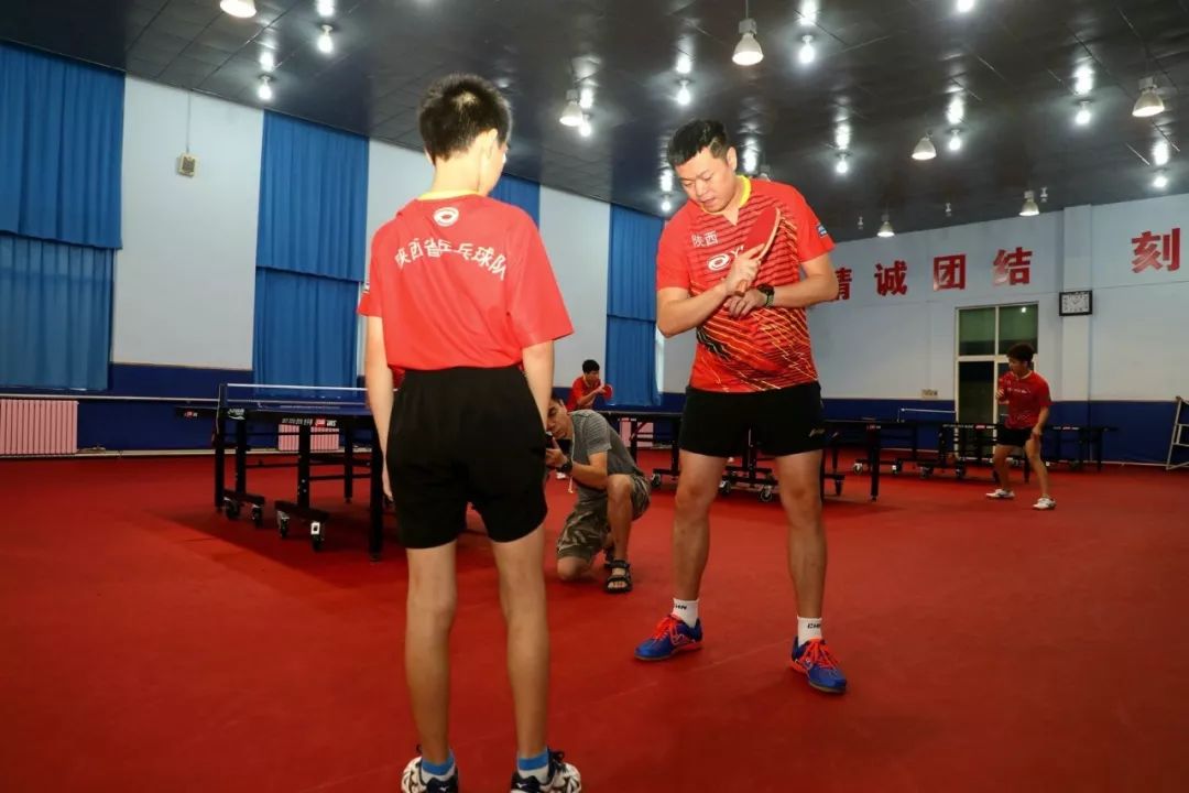 陕西乒乓球省队男队图片