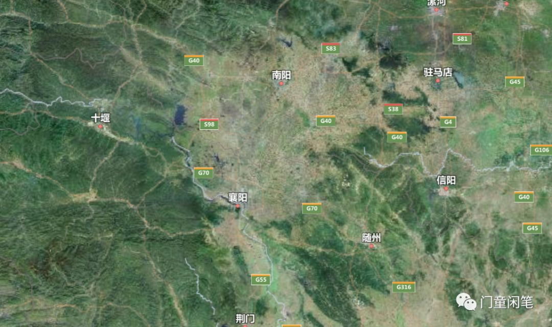 晚上,我们在南阳的酒店里,打开地形图,看着地图上伏牛山与桐柏山之间