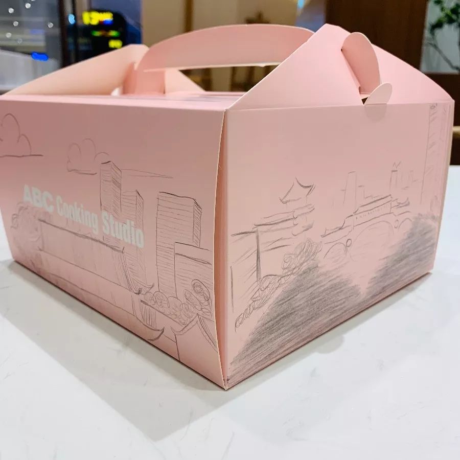 夏日终结这个手绘蛋糕盒不一般丨abccookingstudio