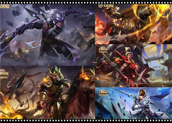 王者荣耀五虎将已登场四大美人正在筹划圣斗士何时才能聚齐