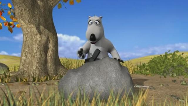 倒霉熊善良的小熊上当受骗发誓要练铁砂掌