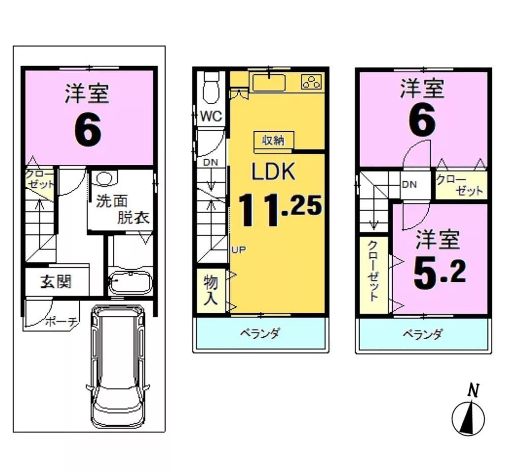 日本一户建经典户型图图片