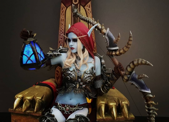 《赛博朋克2077》科隆cosplay预选赛前三名coser往期作品赏!_蒂娜