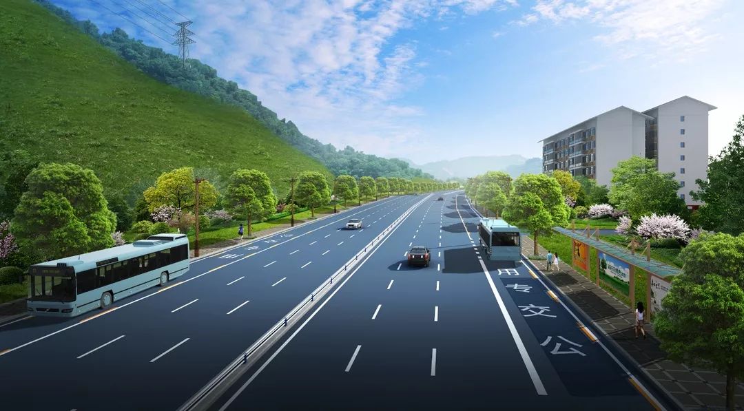 焦点头条点赞达州建设环凤产业大道复兴至双龙段路基铺设已完成90