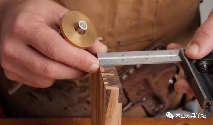 手动工具半透木工燕尾榫制作方法