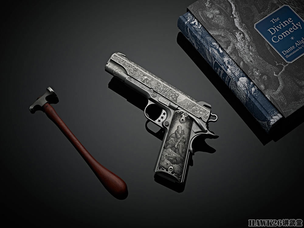 卡博特"但丁的地狱"手枪获得美国2018年度最佳雕刻枪械奖