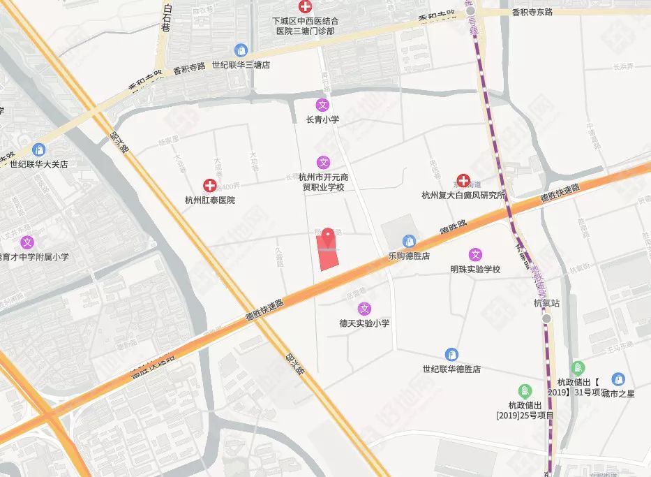 杭州九堡规划图高清图片