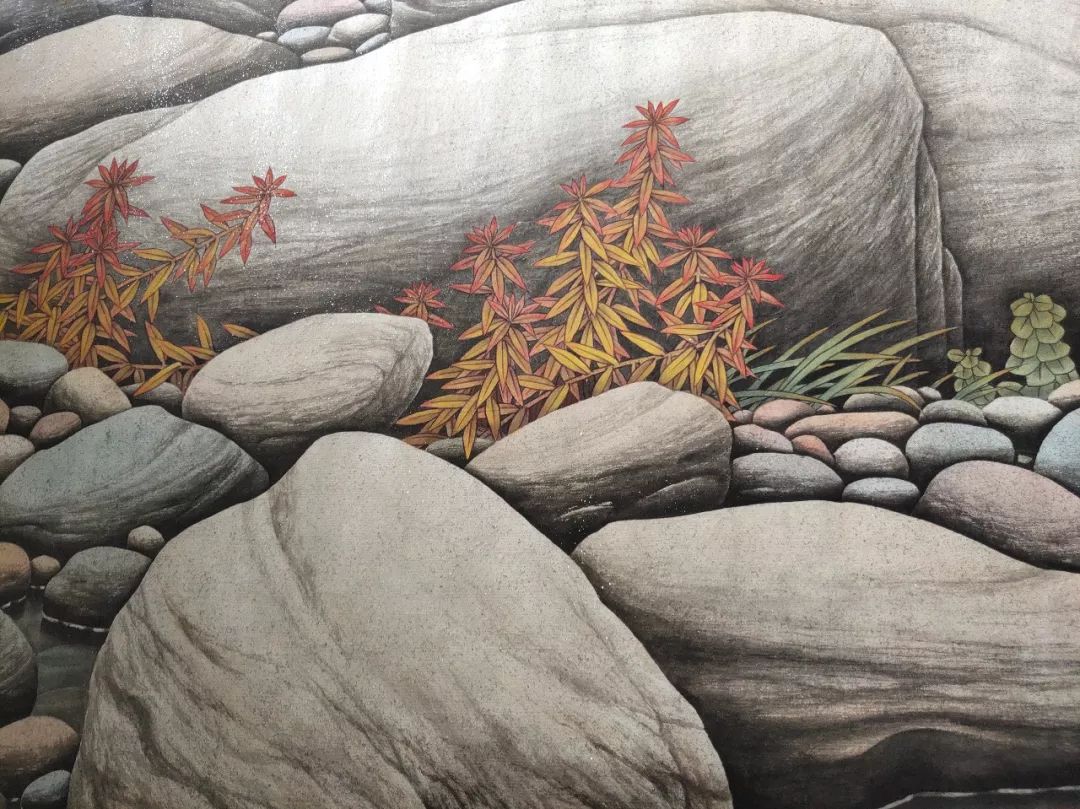 李娜|工笔山石溪水网络班6期招生(9月20日开课)_花鸟画