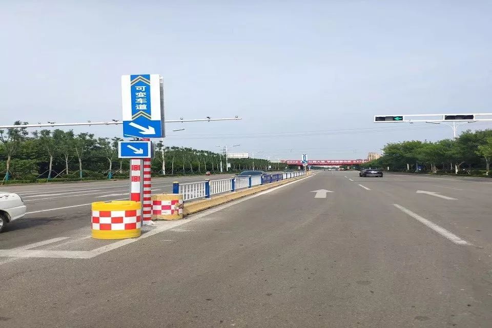 东营新增三条可变车道路过的车主注意了