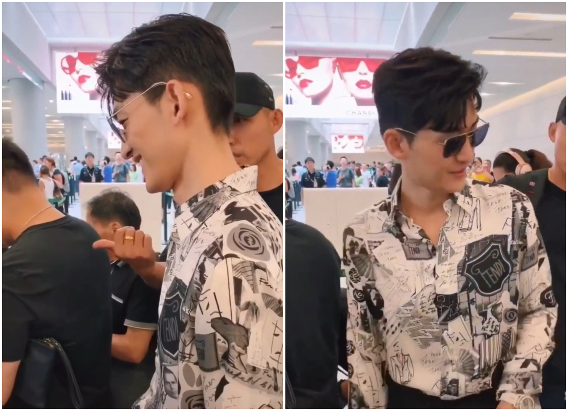 原创相同角度近距离拍到邓伦和张翰生活中谁的颜值更担得起男神称号