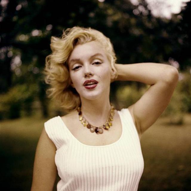 1957年31岁的梦露旧照,微胖都那么美_约翰·肯尼迪