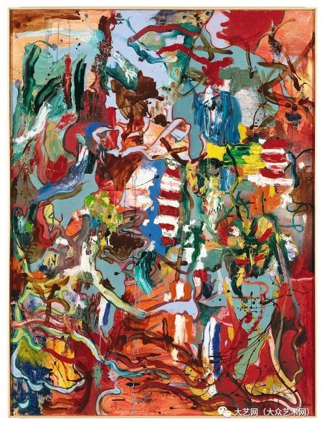 大众艺术网游离在涂鸦和复杂的迷幻67之间德国抽象表现主义画家