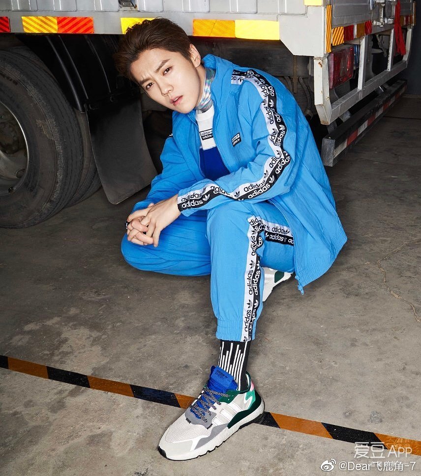 鹿晗adidas最新造型是帅气潮流与街头文化的交融