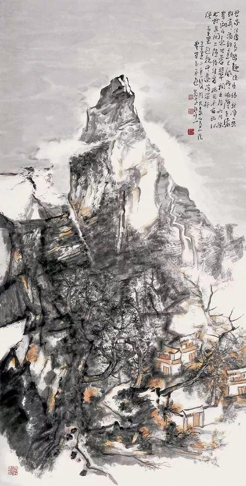 原创画家贾荣志中国画创作中意境的营造离不开精心选材与巧妙构图