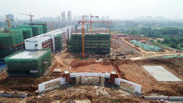 投资近3亿元贵港荷城二中最新建设进度来啦