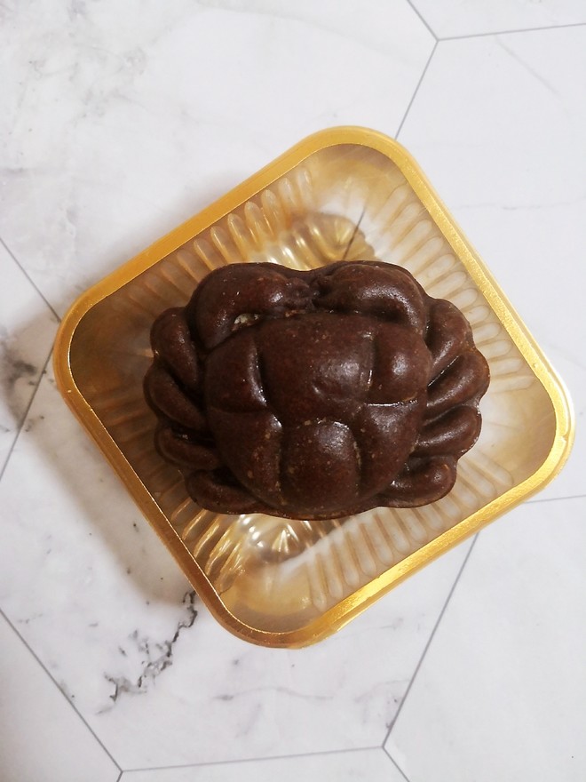 创意网红螃蟹巧克力椰蓉月饼,好看又好吃制作超简单