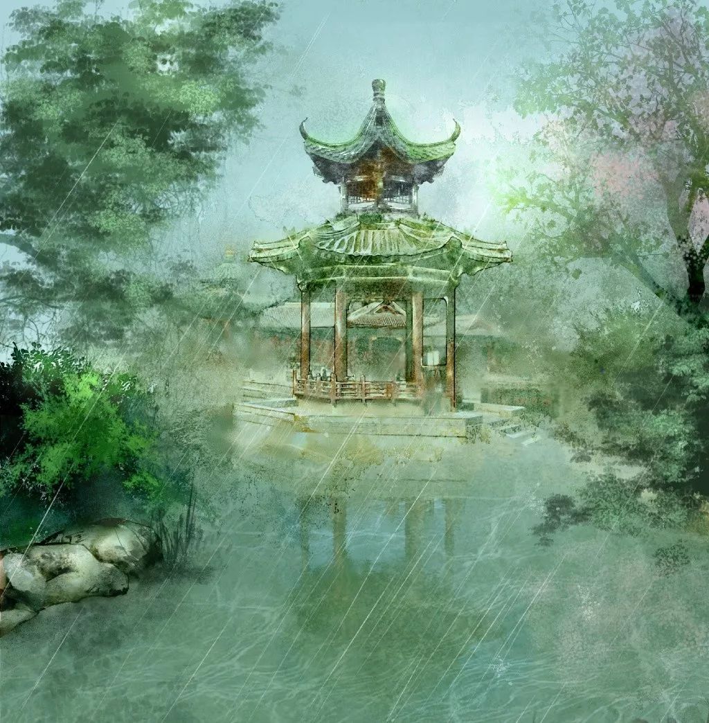 一帘新雨后,浅秋,道一声:珍重!_秋雨
