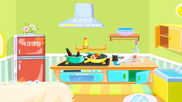 果果解说小游戏小猪佩奇帮妈妈收拾厨房