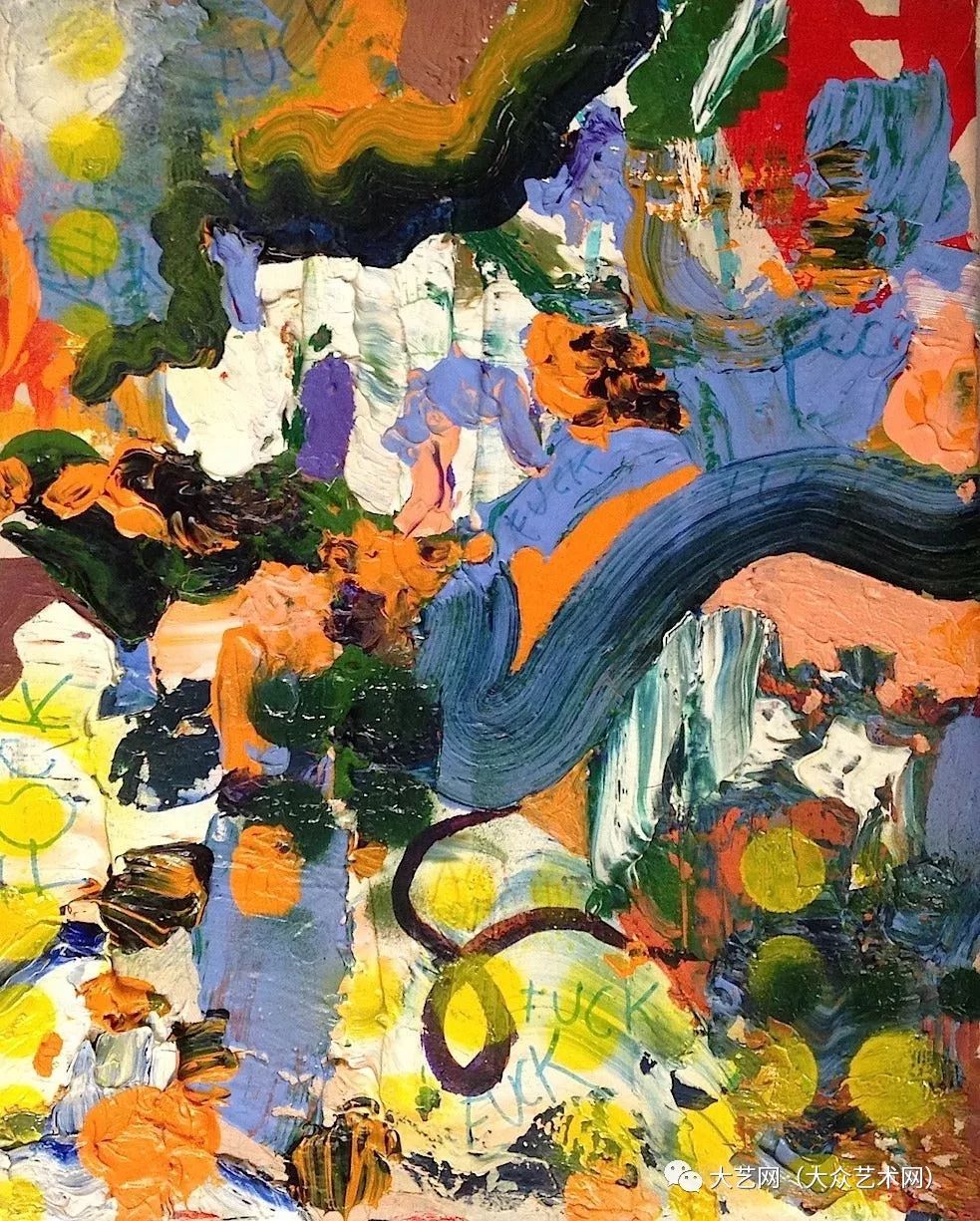 德国抽象表现主义画家丹尼尔 · 里希特(daniel richter)绘画