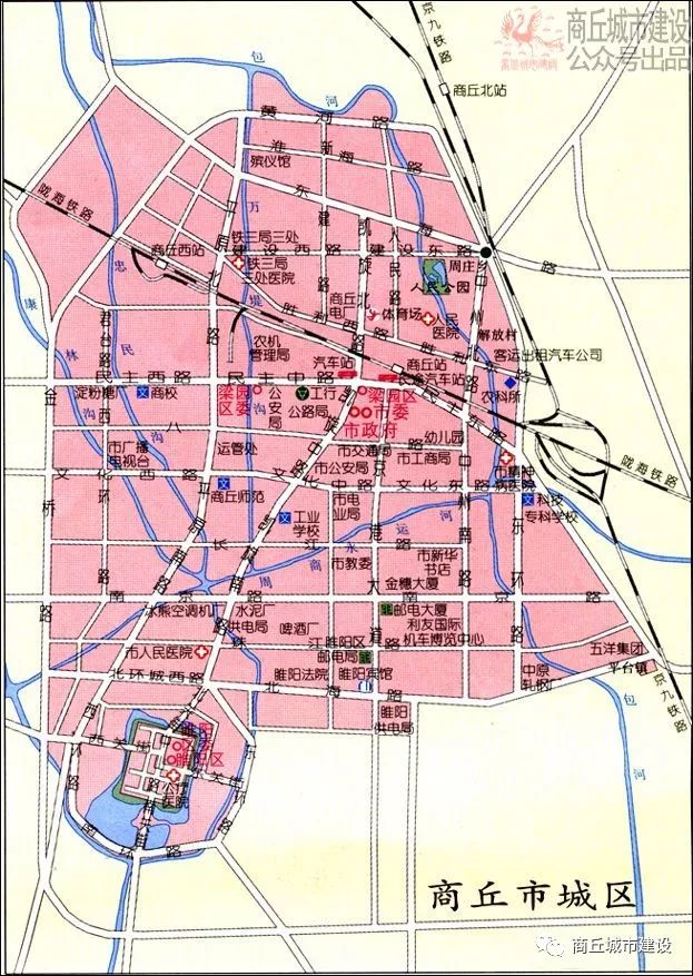 商丘市道路地图高清版图片