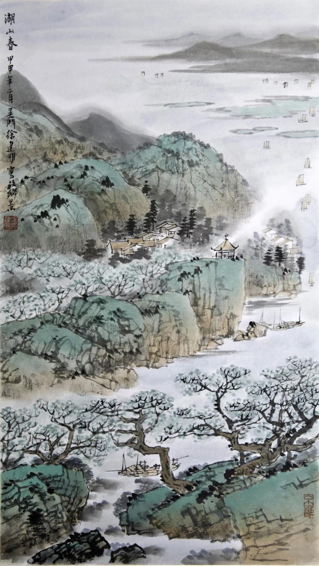 笔下汇聚书卷气,画境超尘凌绝顶——著名画家徐建明印象