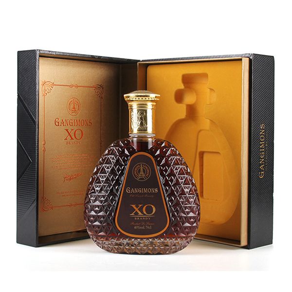 6港邑名仕洋酒高档礼盒 40度xo白兰地烈酒700ml香气:精致橡木香草味