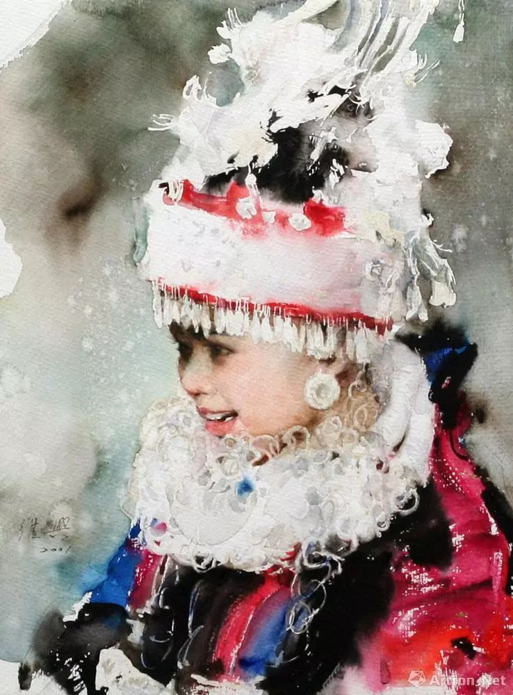 他30岁开始画画,被誉为"亚洲水彩大师",并将中国水彩画推到了前所未有