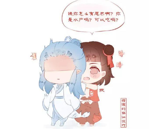 藕饼小剧场:第一次见敖丙,哪吒的莽撞之举,让吒母连忙喊住手!