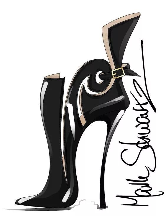 高跟鞋手绘表现技巧