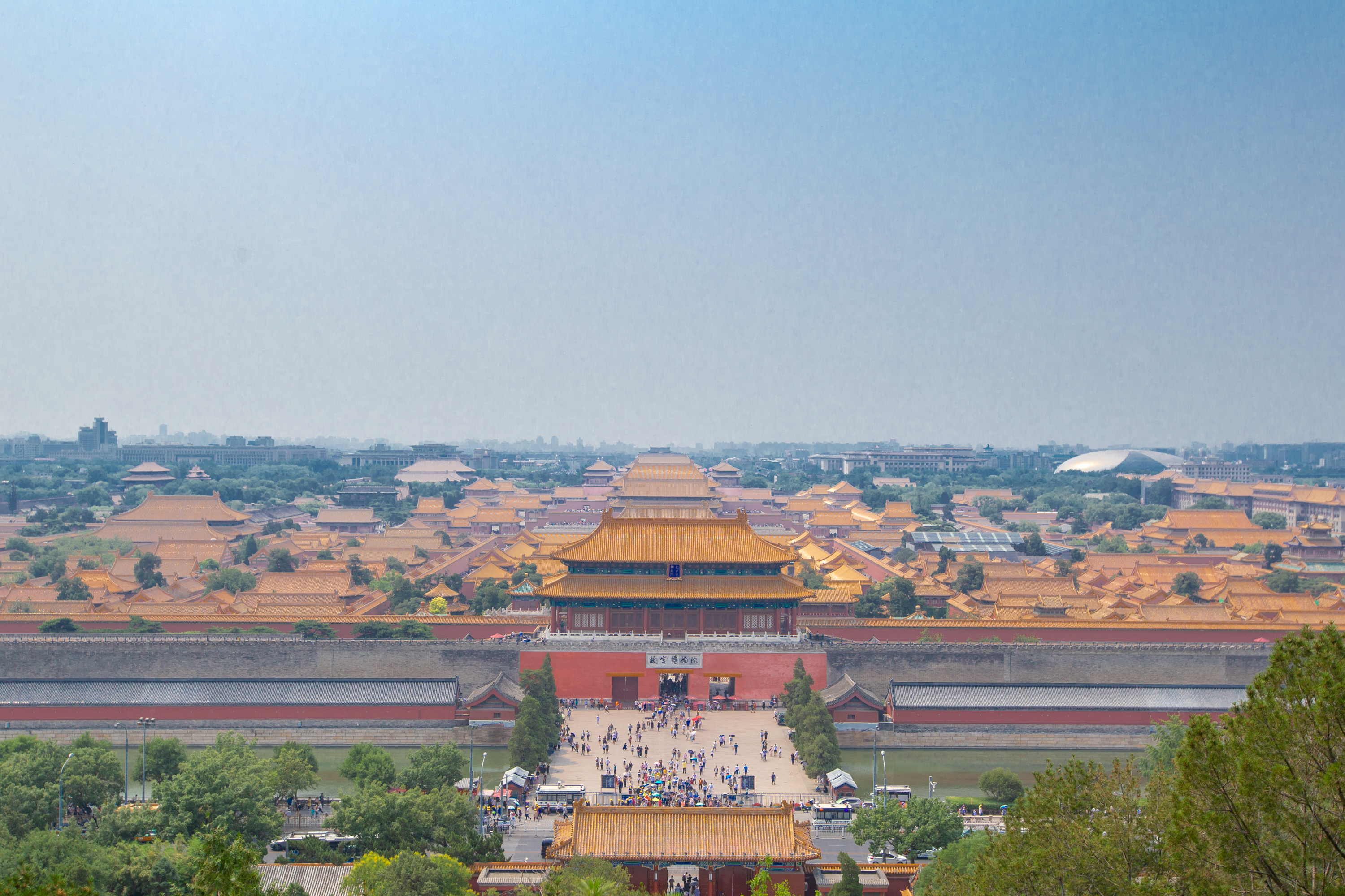 北京故宫全景图高清图片
