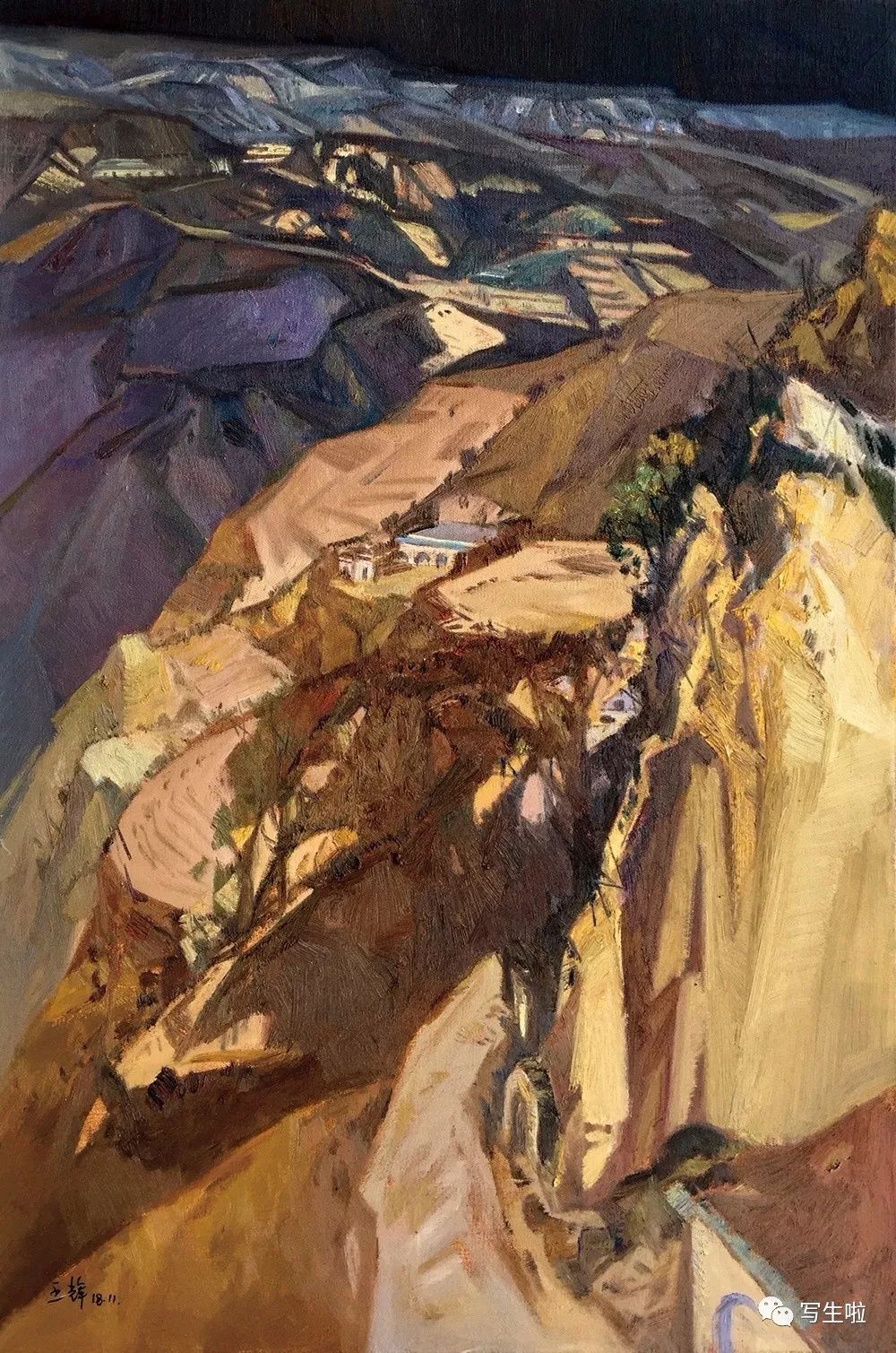 为群山造像王辉风景作品