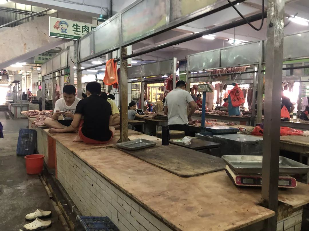 东莞人吃不起猪肉只能买鸡对不起今天的鸡卖完了